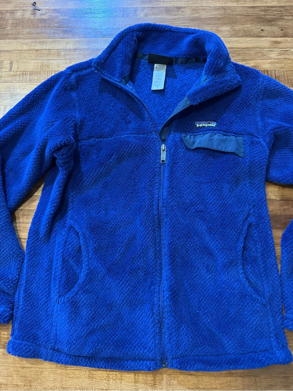 Patagonia fleece jacket blue sz Small Exclusive (u1) - Picture 4 of 4